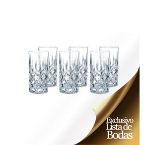 Vaso Largo Noblesse 0.39 Lt Setx6 Nachtmann